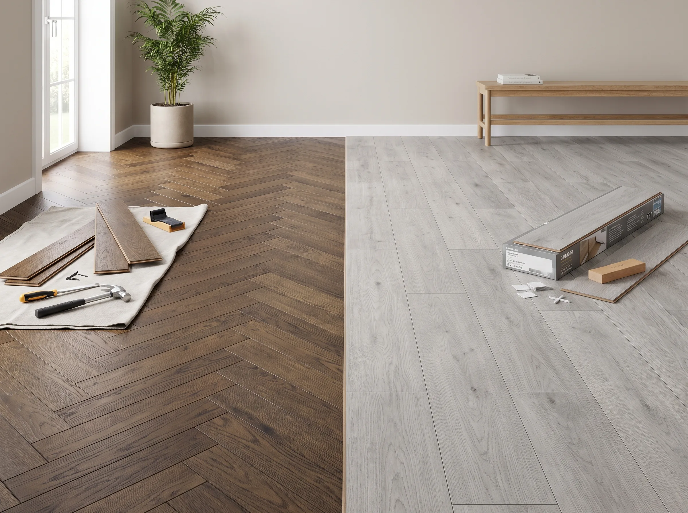 Parkett oder Laminat verlegen: der grosse Vergleich