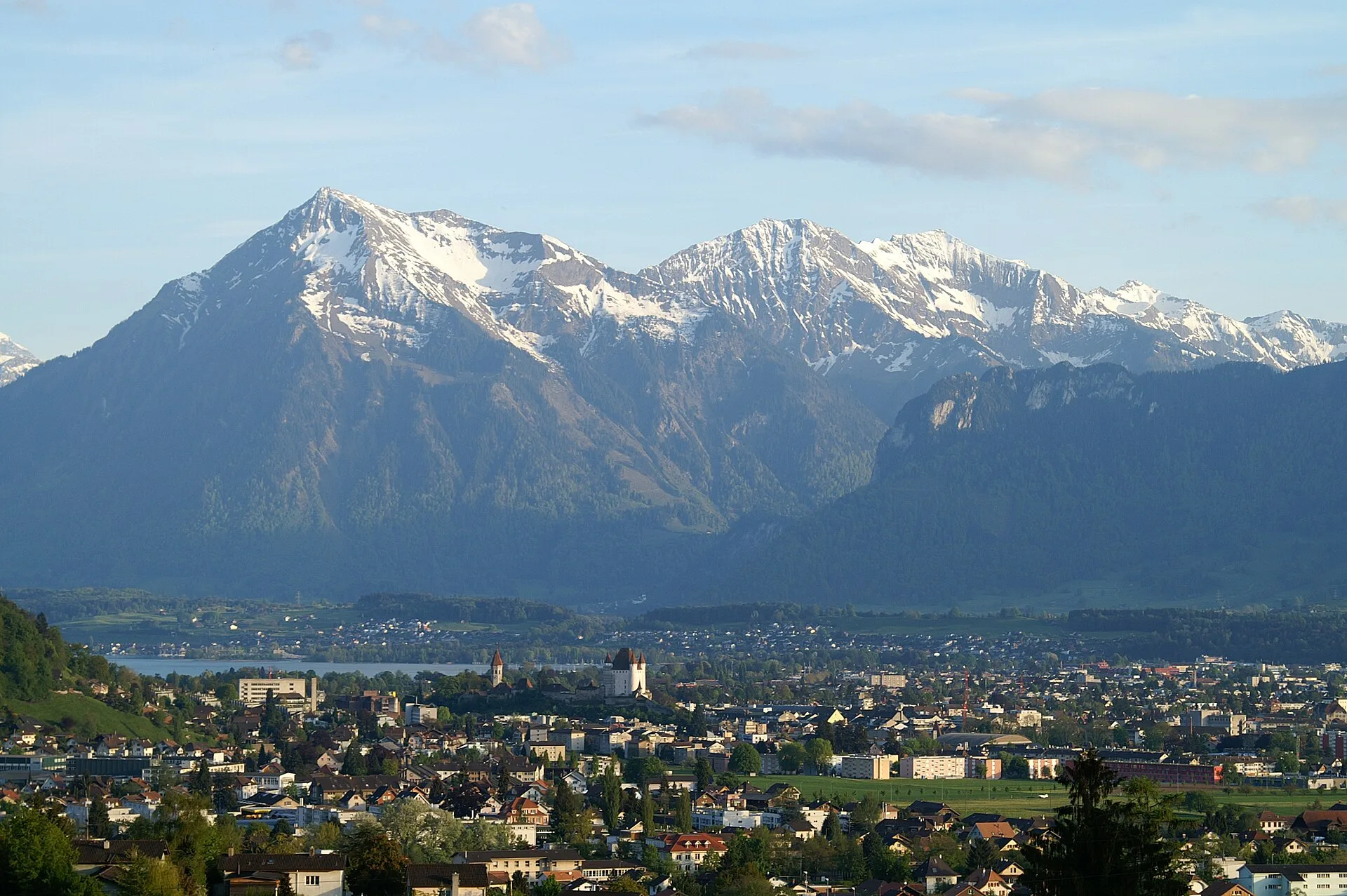 Steffisburg - Blick von Steffisburg bis Thun